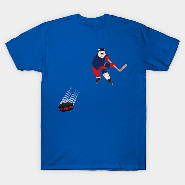 Columbus Hockey T-Shirt by WorldSportsCulture